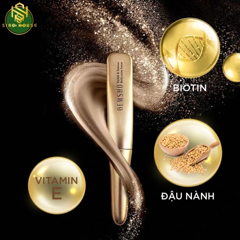 Tinh chất dưỡng mi GEMSHO Eyelash & Eyebrow Multi-active Serum 3mL