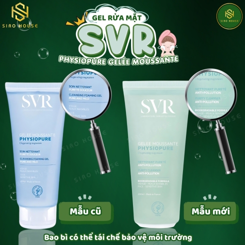 Gel rửa mặt SVR Physiopure Gelee Moussante 200mL 