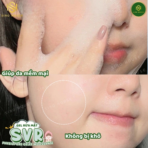 Gel rửa mặt SVR Physiopure Gelee Moussante 200mL 