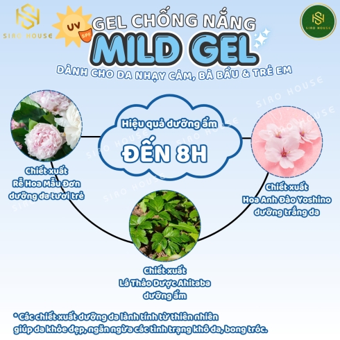 Gel chống nắng dịu nhẹ cho da nhạy cảm người lớn & trẻ em ANESSA Mineral UV SunScreen Mild Gel 90g 