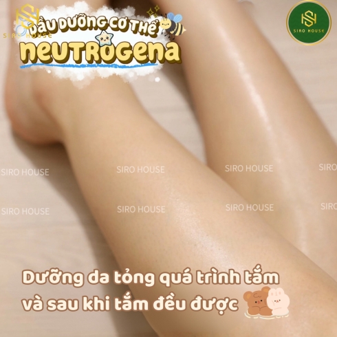Dầu dưỡng thể NEUTROGENA Body Oil Light Sesame Formula 250mL