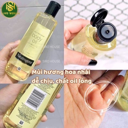 Dầu dưỡng thể NEUTROGENA Body Oil Light Sesame Formula 250mL