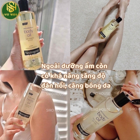 Dầu dưỡng thể NEUTROGENA Body Oil Light Sesame Formula 250mL