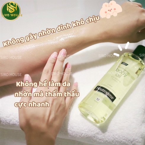 Dầu dưỡng thể NEUTROGENA Body Oil Light Sesame Formula 250mL