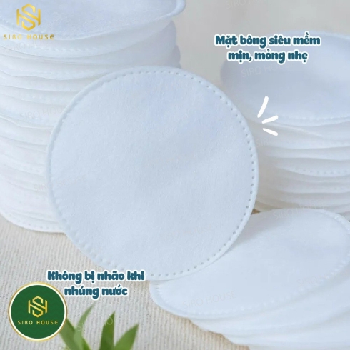 Bông tẩy trang LA MER 100% Organic Cotton 201miếng 