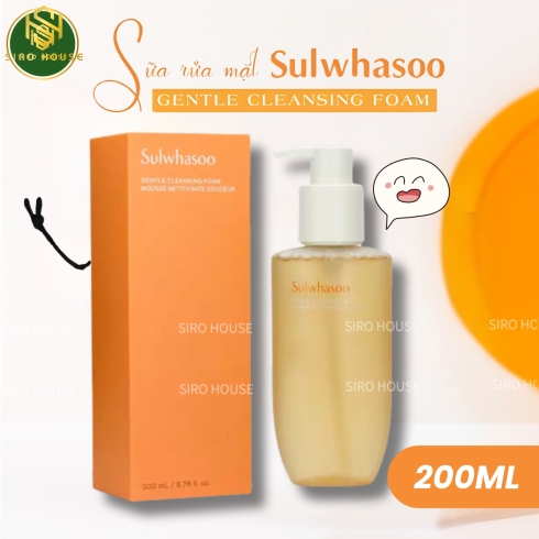 Sữa rửa mặt SULWHASOO Gentle Cleansing Foam 200mL 