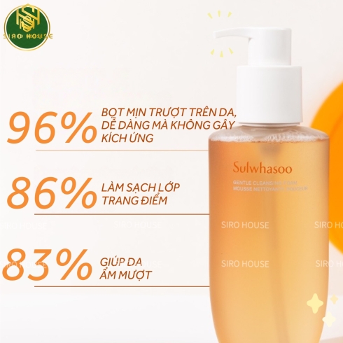 Sữa rửa mặt SULWHASOO Gentle Cleansing Foam 200mL 