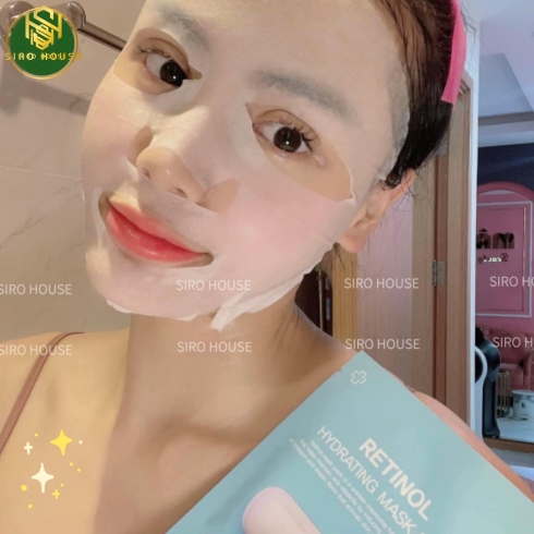Mặt nạ cấp ẩm phục hồi da DR4U RETINOL Hydrating Mask Pack 