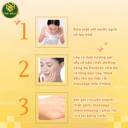 Tẩy tế bào chết mặt ROSETTE Gommage  120g 