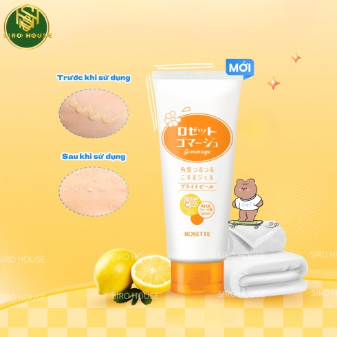 Tẩy tế bào chết mặt ROSETTE Gommage  120g 