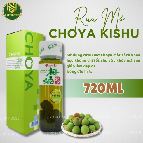  Rượu mơ xanh CHOYA 720mL
