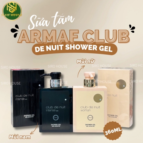Sữa tắm hương nước hoa CLUB DE NUIT Man & Woman Shower Gel 360mL 