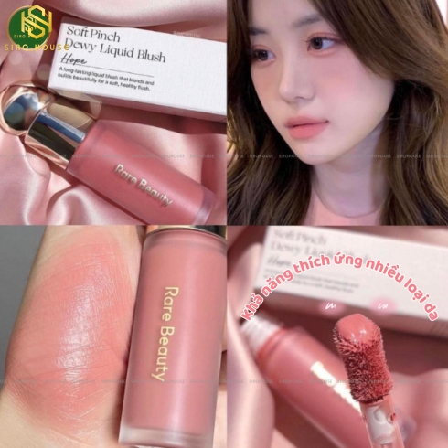 Má hồng kem RARE BEAUTY Soft Pinch Dewy Liquid Blush 3.2ml 