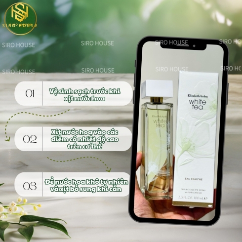  Nước hoa ELIZABETH ARDEN White Tea  Eau Fraiche EDT 100ml