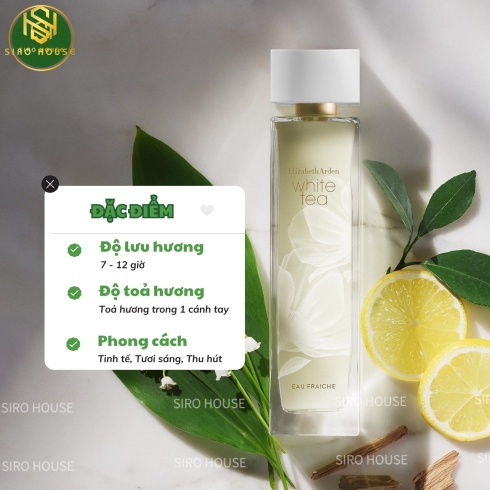  Nước hoa ELIZABETH ARDEN White Tea  Eau Fraiche EDT 100ml