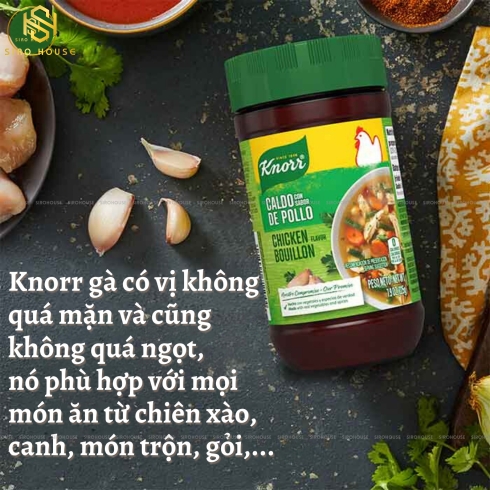 Hạt nêm gà KNORR Chicken Flavor Bouillon 1.14kg