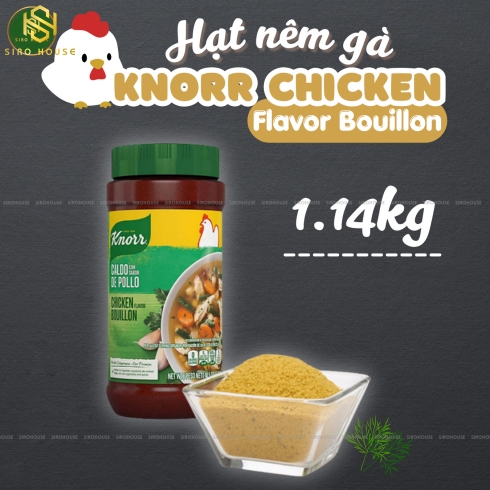 Hạt nêm gà KNORR Chicken Flavor Bouillon 1.14kg
