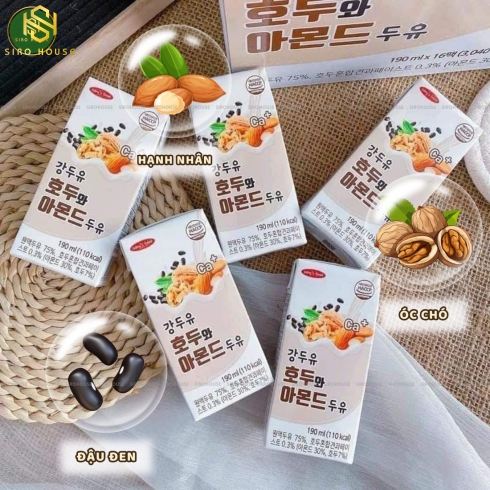Sữa hạt macca óc chó hạnh nhân KANG