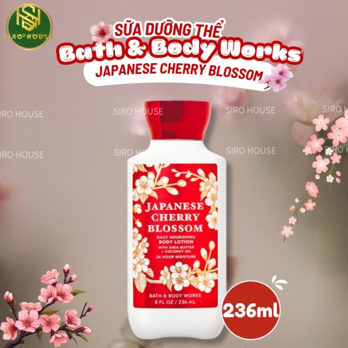 Dưỡng thể BATH & BODY WORKS Janpanese Cherry Blossom 236mL