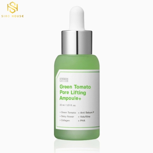 Tinh chất cà chua xanh thu nhỏ lỗ chân lông SUNGBOON Editor Green Tomato Pore Lifting Ampoule+ 40mL