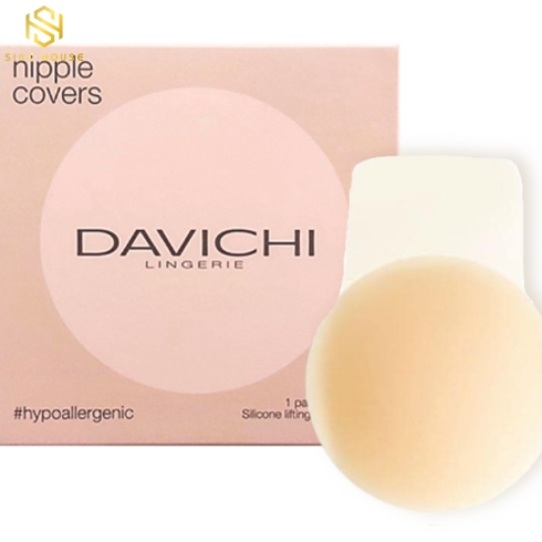 Set miếng dán ngực DAVICHI 8cm x 8cm (Hộp 2 cặp)