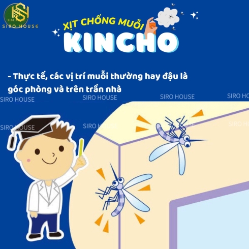 Xịt chống muỗi KINCHO 45mL 