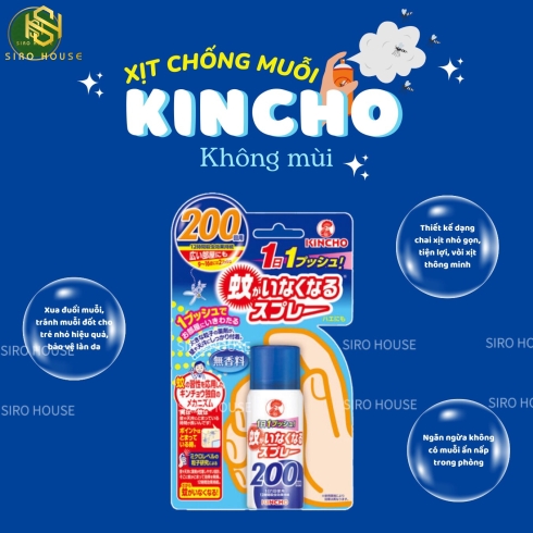 Xịt chống muỗi KINCHO 45mL 
