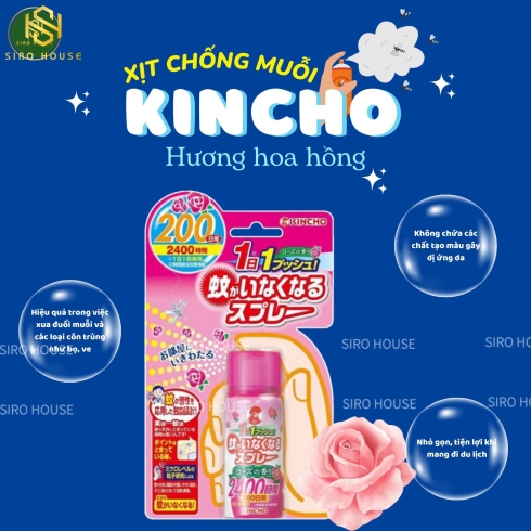 Xịt chống muỗi KINCHO 45mL 