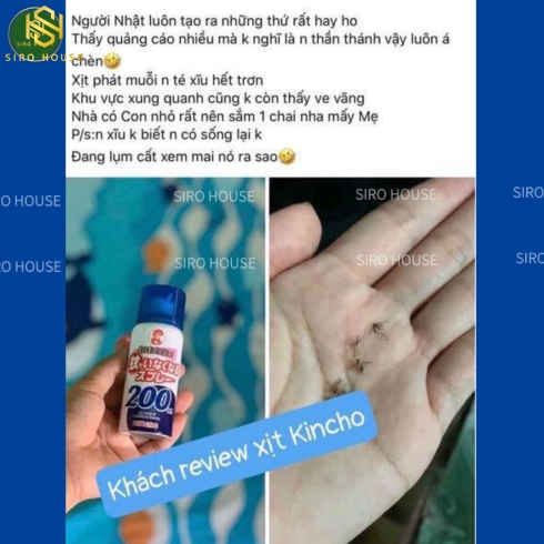 Xịt chống muỗi KINCHO 45mL 