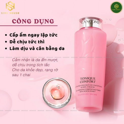 Nước hoa hồng LANCOME Tonique Confort Toner
