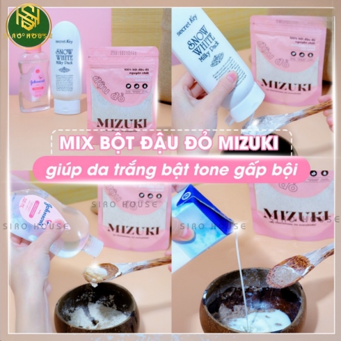 Bột đậu đỏ MIZUKI 100g