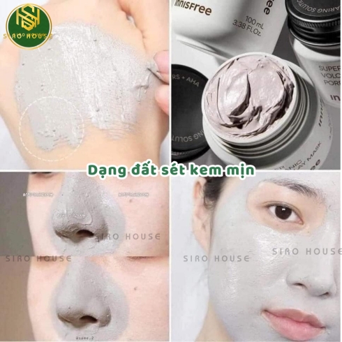 Mặt nạ đất sét tro núi lửa INNISFREE Super Volcanic Pore Clay Mask 100mL