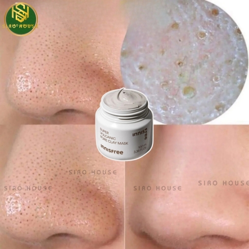 Mặt nạ đất sét tro núi lửa INNISFREE Super Volcanic Pore Clay Mask 100mL
