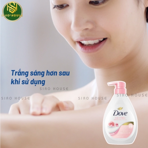  Sữa tắm DOVE Hương Đào & Đậu ngọt 470g