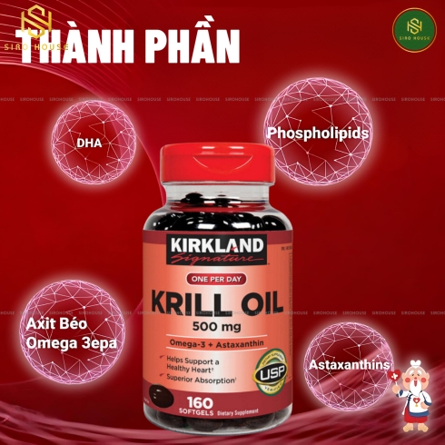 Viên nhuyễn thể Krill oil