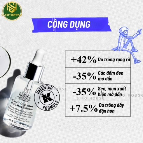 Tinh chất dưỡng trắng, trị thâm KIEHL