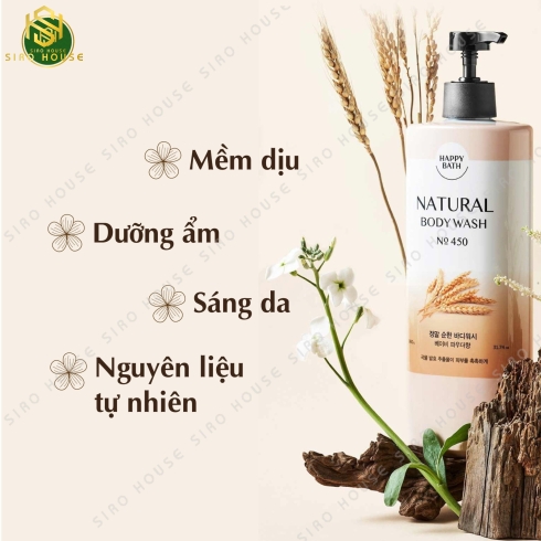 Sữa tắm Happy Bath Natural Body Wash