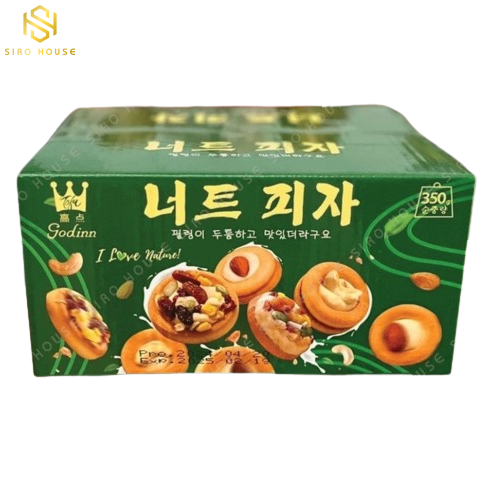 Bánh quy pizza mix hạt trái cây GODINN 350g