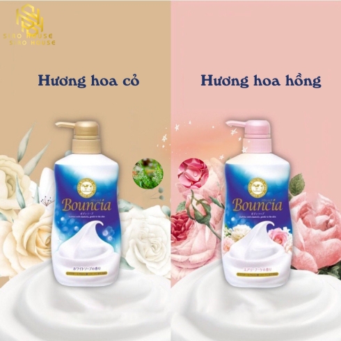 Sữa tắm bò Bouncia 