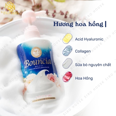 Sữa tắm bò Bouncia 