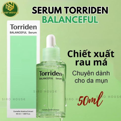 Tinh chất cấp ẩm, phục hồi da TORRIDEN Balanceful Serum 50mL