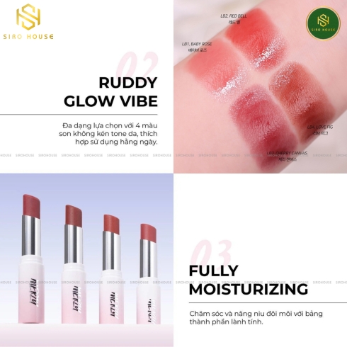  Son dưỡng MERZY Siren Melting Color Lipbalm 3g