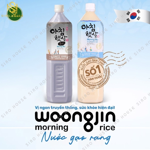 Nước gạo WOONGJIN Morning Rice 1.5L