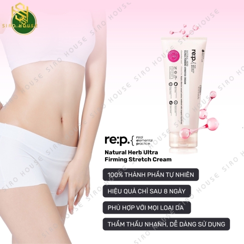 Kem trị rạn da RE:P Natural Herb Ultra Firming Stretch Cream 200mL