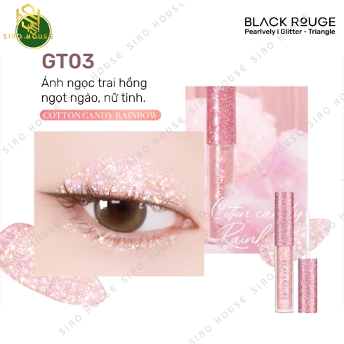 Gel nhũ mắt BLACK ROUGE Pearlvely i Glitter 