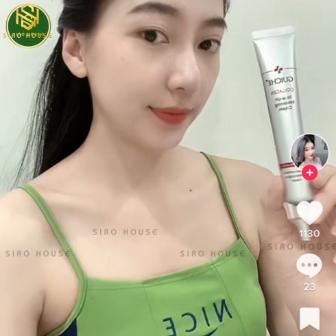 Kem dưỡng trắng nâng tone GUICHE Collagen Tone Up Whitening Cream 35mL