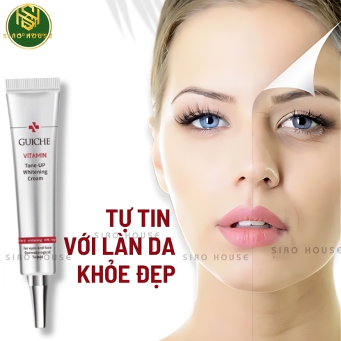 Kem dưỡng trắng nâng tone GUICHE Collagen Tone Up Whitening Cream 35mL