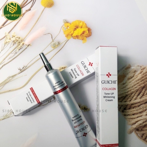 Kem dưỡng trắng nâng tone GUICHE Collagen Tone Up Whitening Cream 35mL