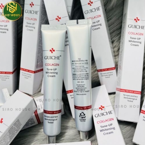 Kem dưỡng trắng nâng tone GUICHE Collagen Tone Up Whitening Cream 35mL