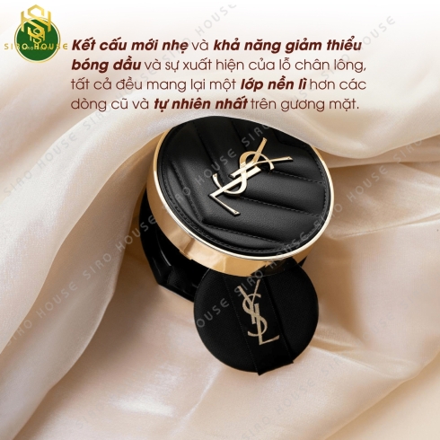  Phấn nước YSL Le Cushion Encre De Peau Luminous Matte Cushion Foundation 14g #10 & #20
